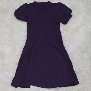Chic Purple Midi Dress for Effortless Style
